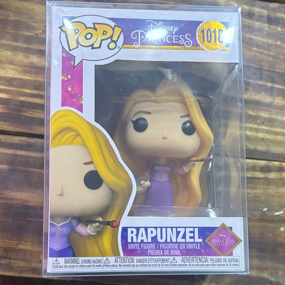 Funko Pop Disney Princess Rapunzel Figure - Blonde and Purple